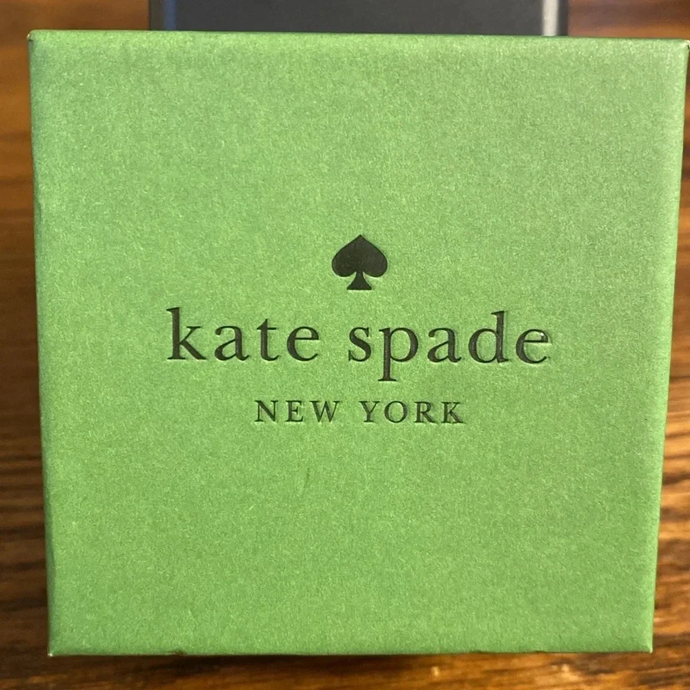 NWT Kate Spade New York Yellow Cubic Zirconia Gold Tone Stud Earrings